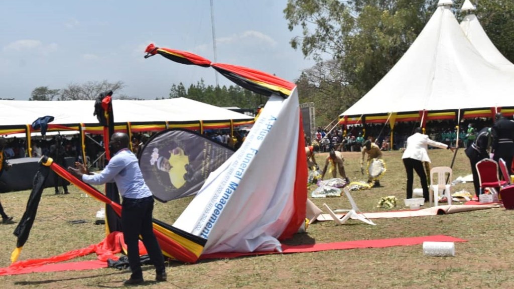 Angry ghost of former Speaker of Parliament Jacob Oulanyah shows up at his&nbsp;burial