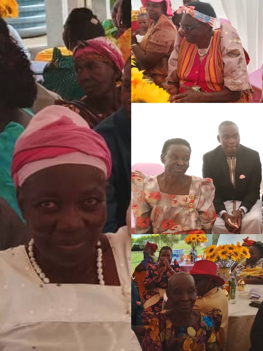 Mrs. Betty Anne Apio Owaraga, Chief of Iwokodan Clan of Iteso of Oleicho and her delegation at the marriage ceremony of Daga and Kitaka.