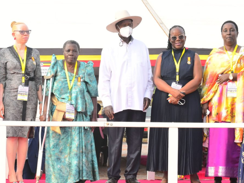 On International Women's Day Celebrations 2025, Esteri Nanvubya was singled out and recognized by President Museveni.