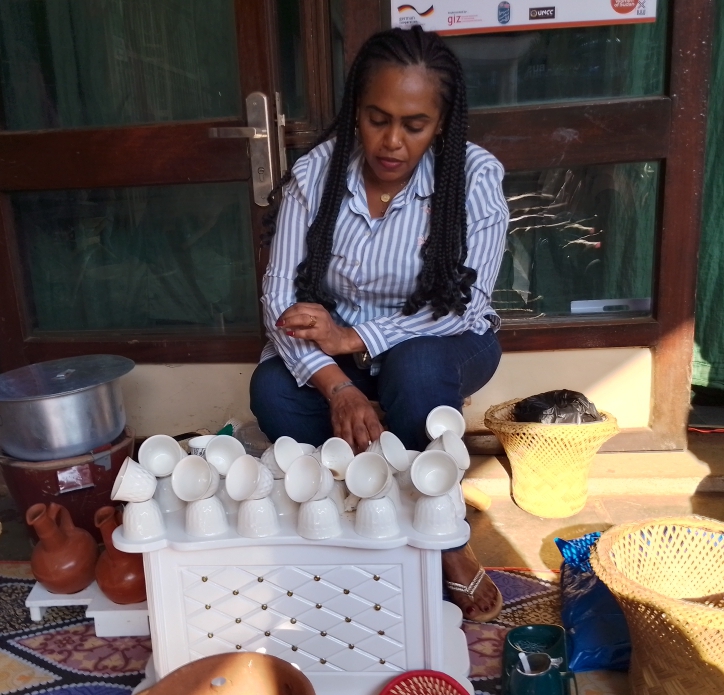 Sudanese role model refugee business women.